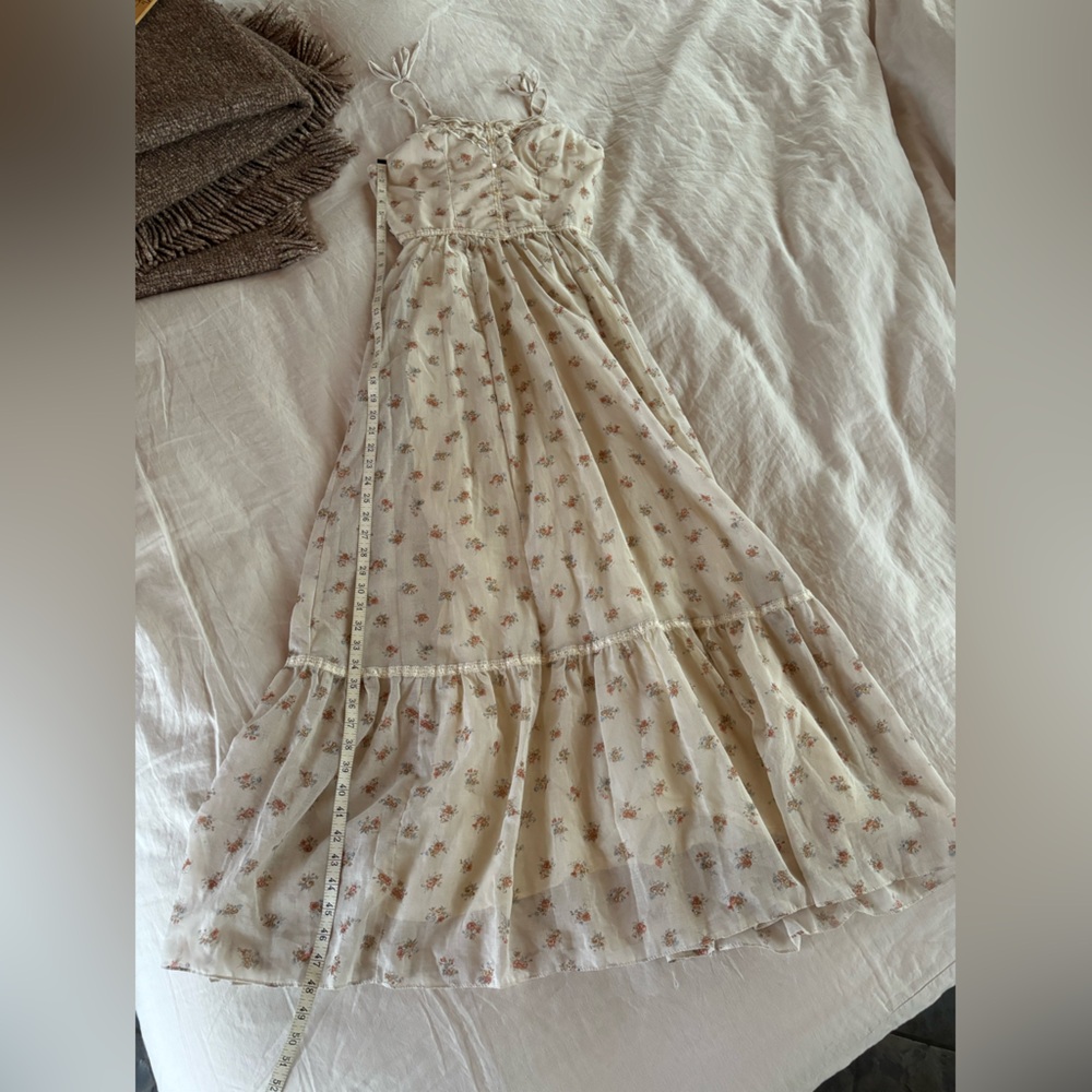 Vintage 70’s Prairie Sundress - Picture 9 of 12